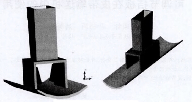改進前皮帶輸送機固定擋板樣圖